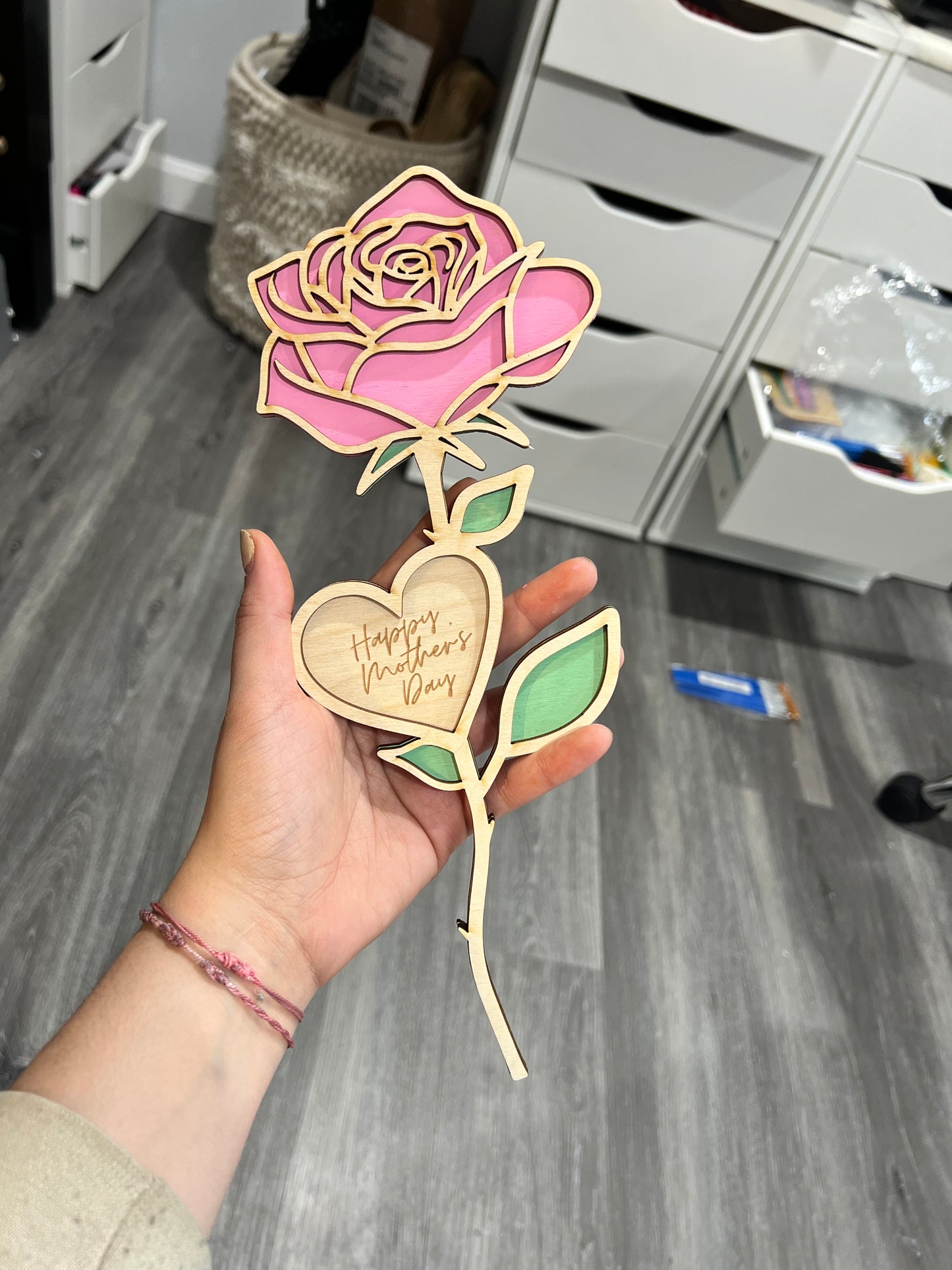 Wood flower