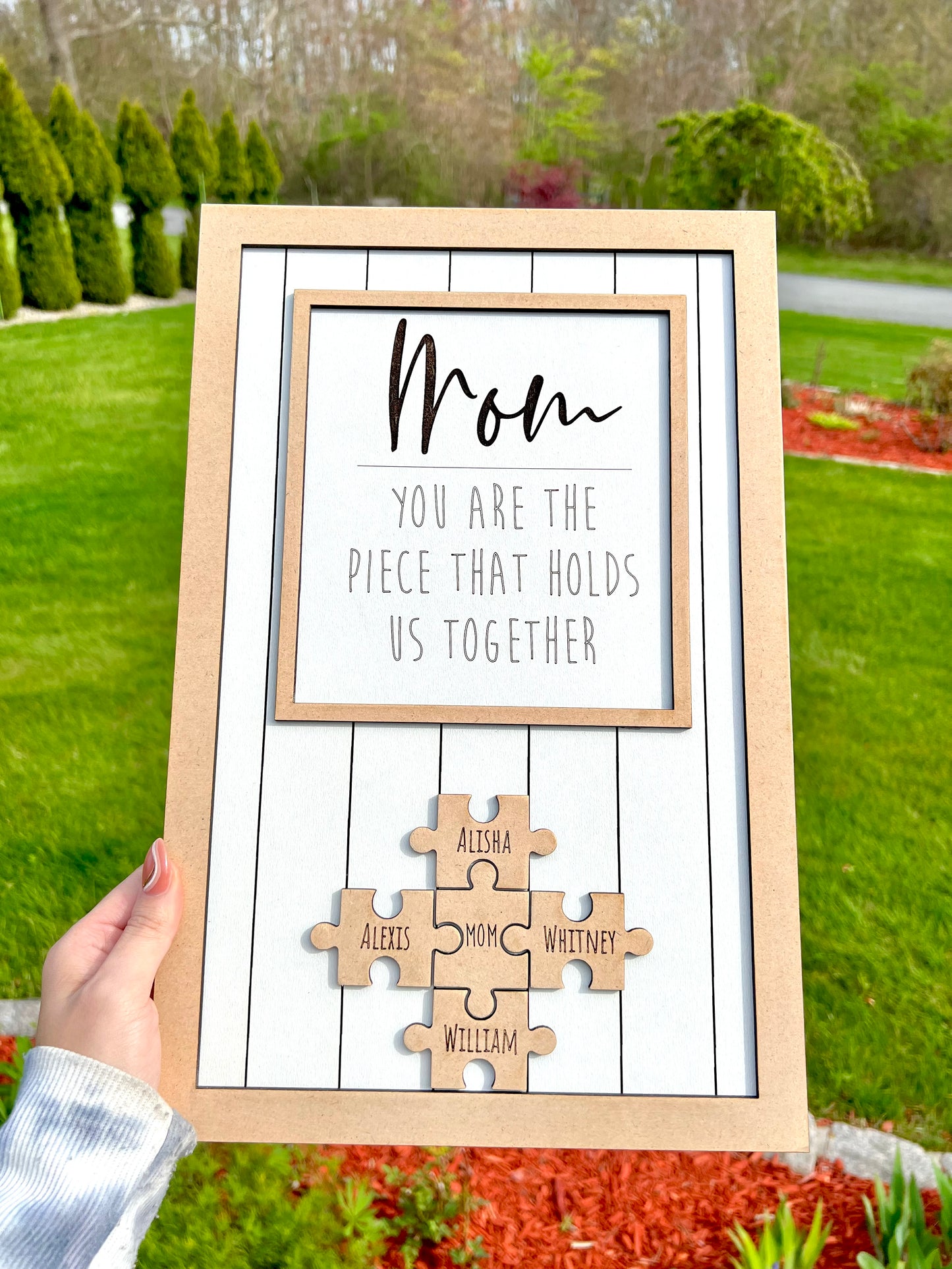 Mom Puzzle Piece Frame