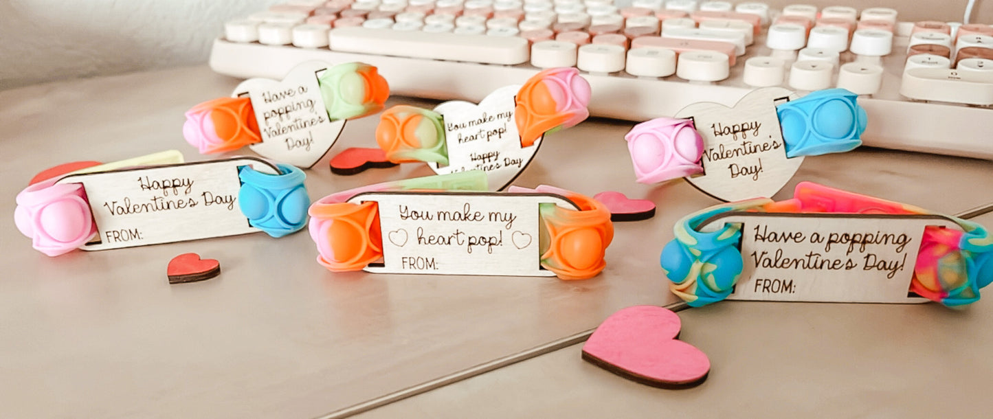 Pop It Bracelet Tags