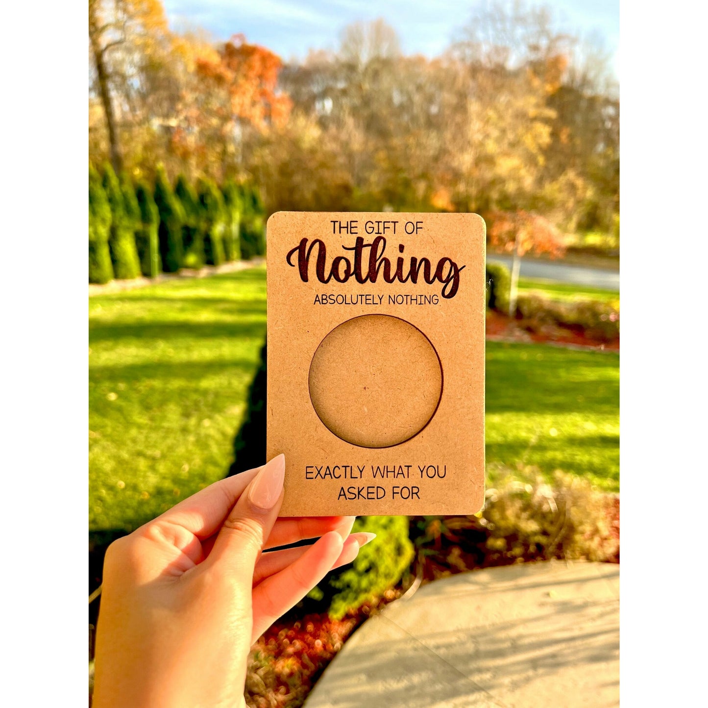 The Gift of Nothing