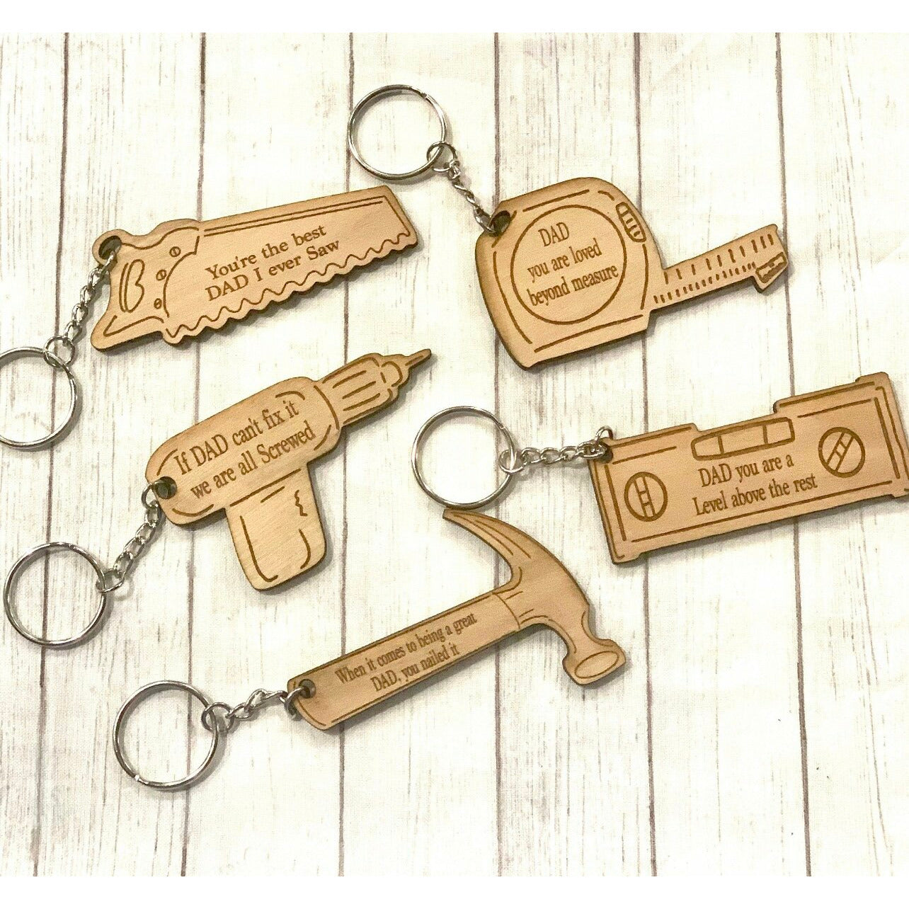 Fathers day best sale photo keychain