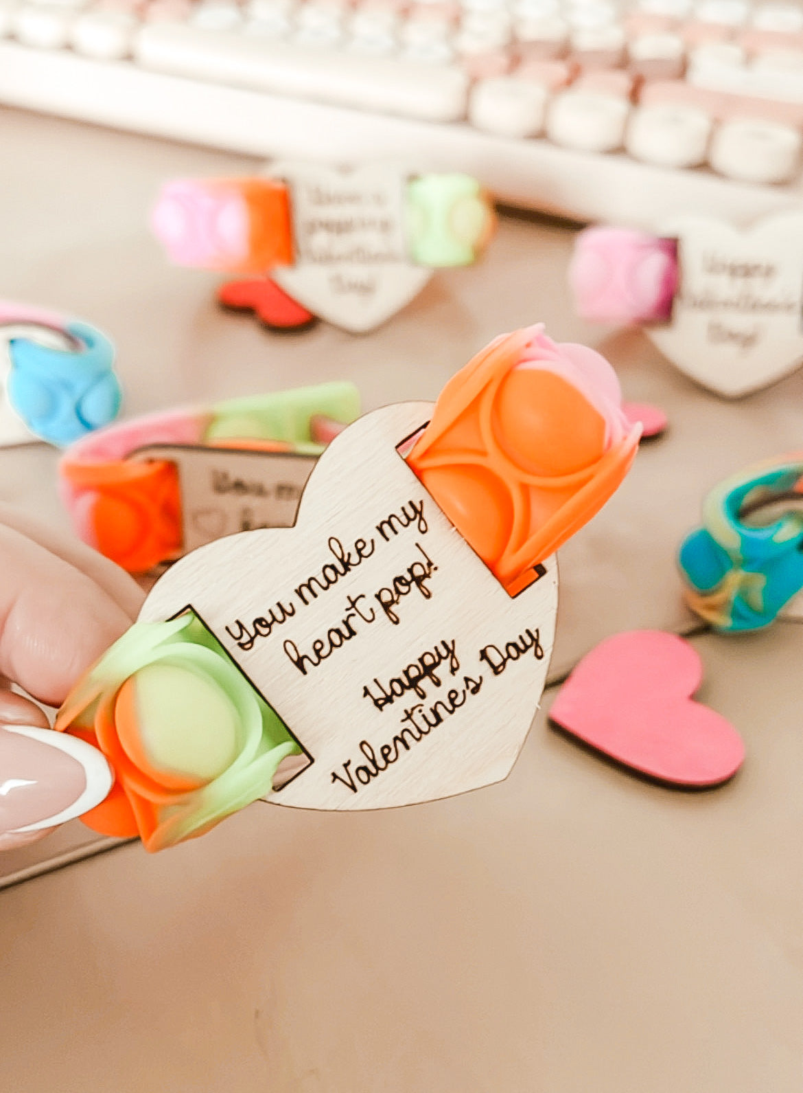Pop It Bracelet Tags