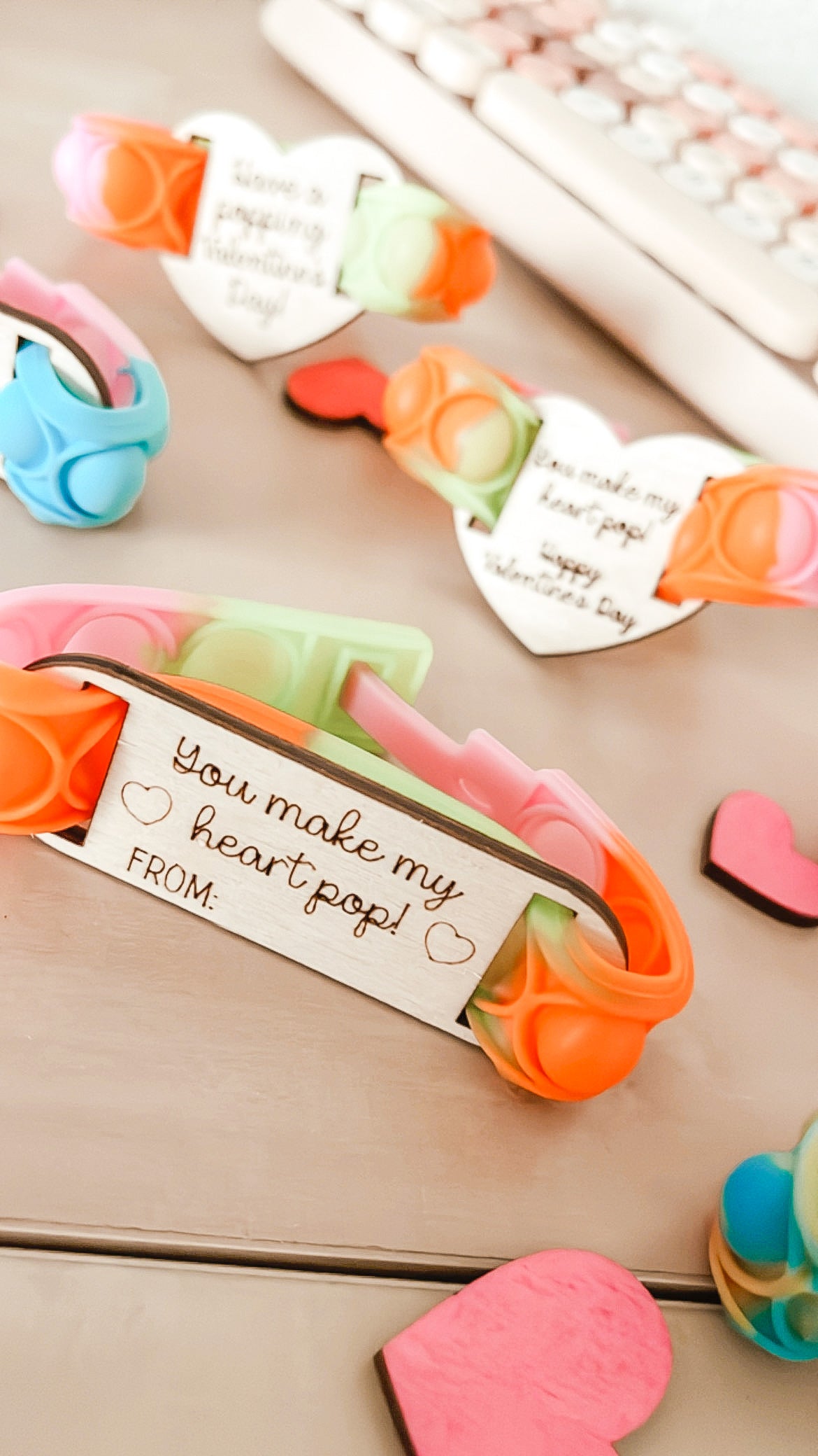 Pop It Bracelet Tags