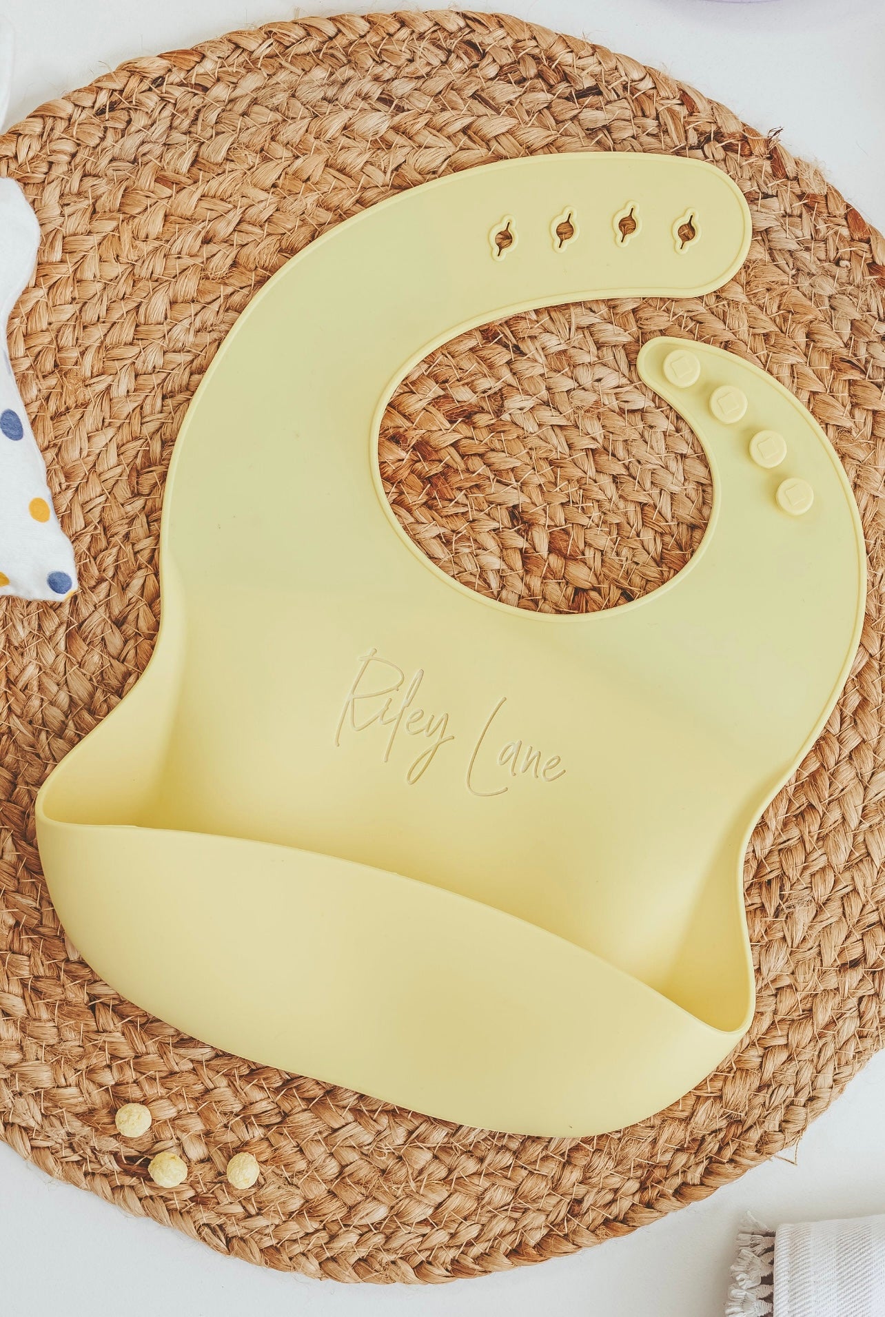 Personalized Silicone Bib