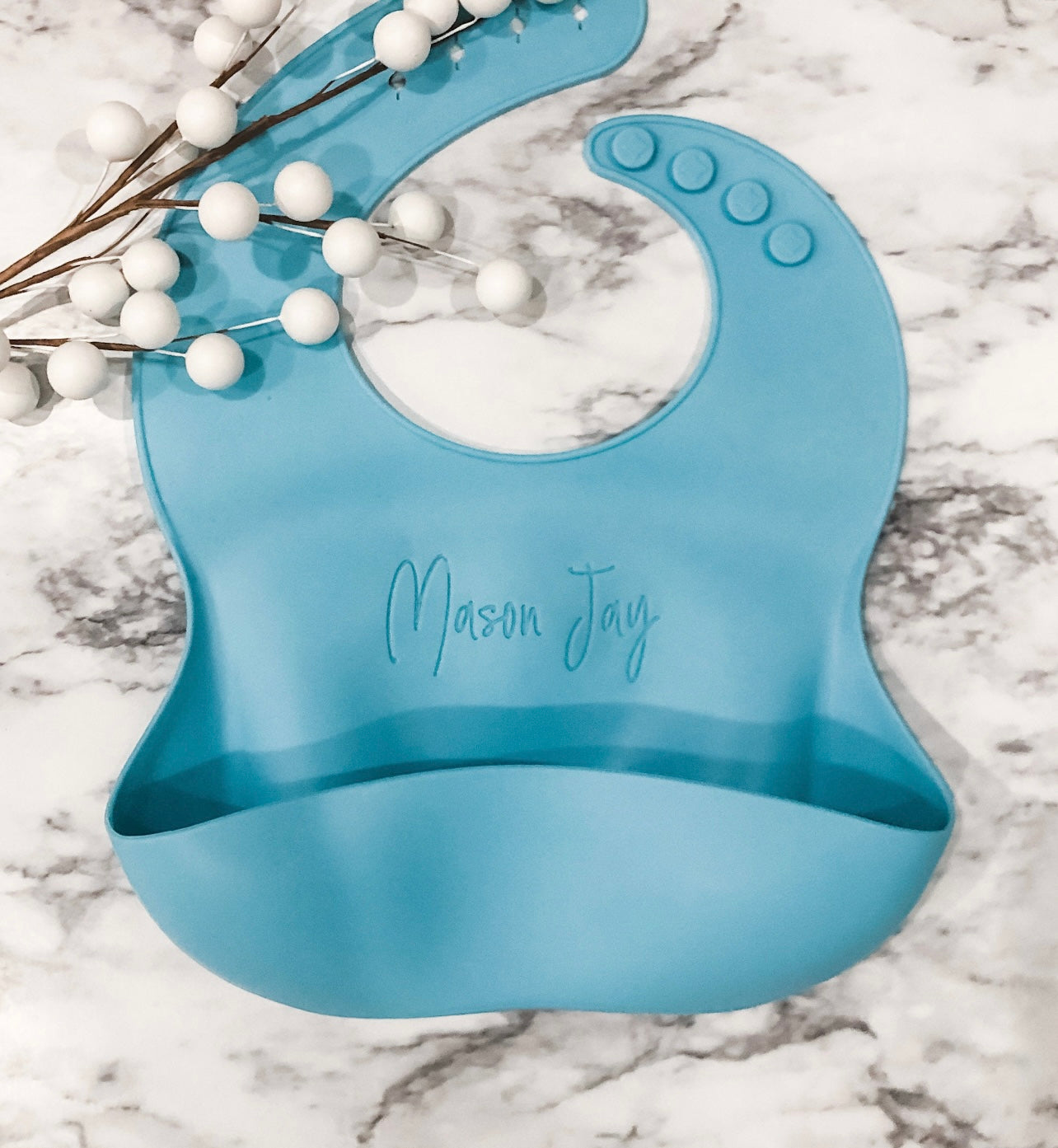Personalized Silicone Bib