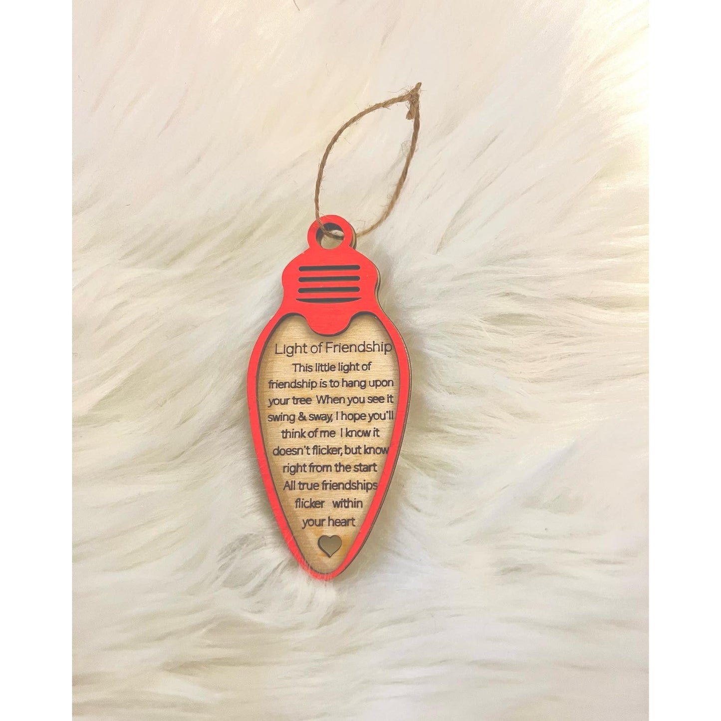Light of Friendship Ornament