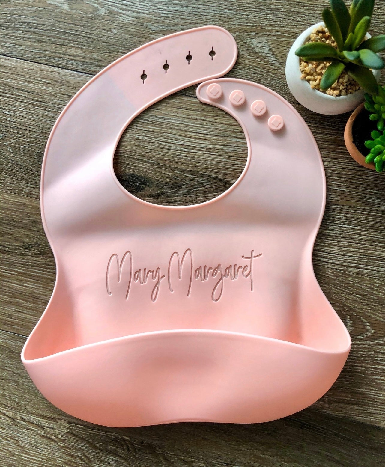 Personalized Silicone Bib