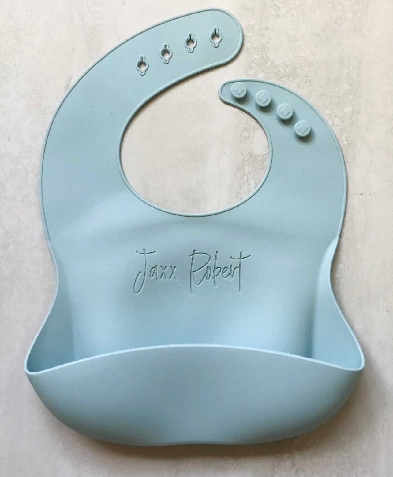 Personalized Silicone Bib