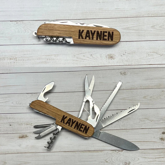 Personalized Wood Multi Tool