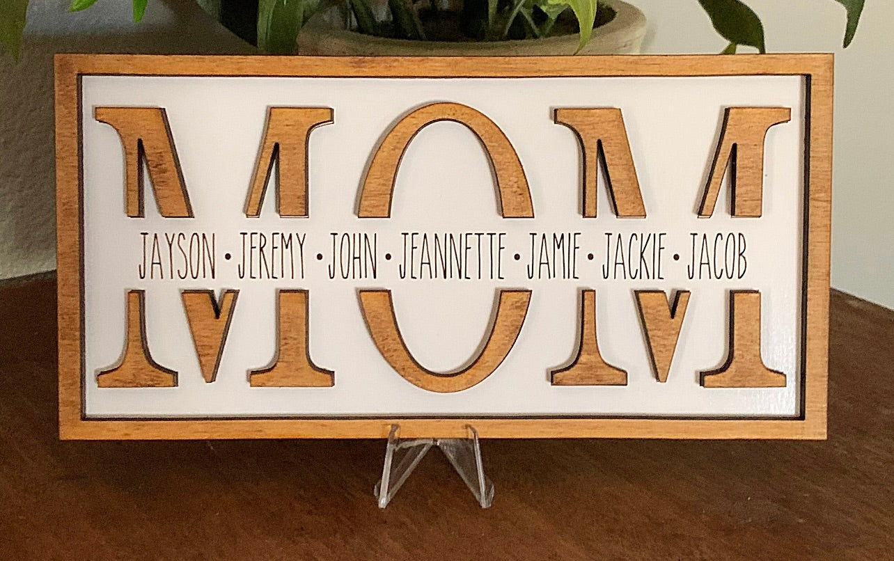 Wooden Family Sign