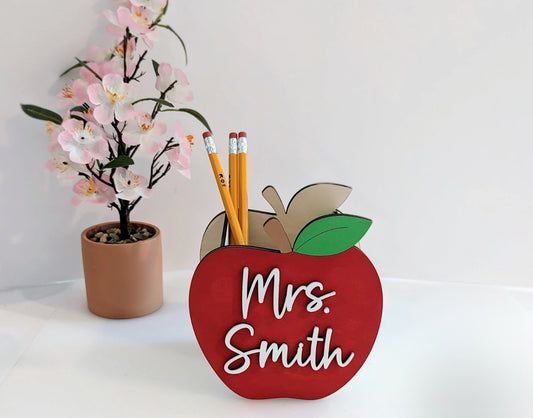 Personalized Apple Pencil Holder