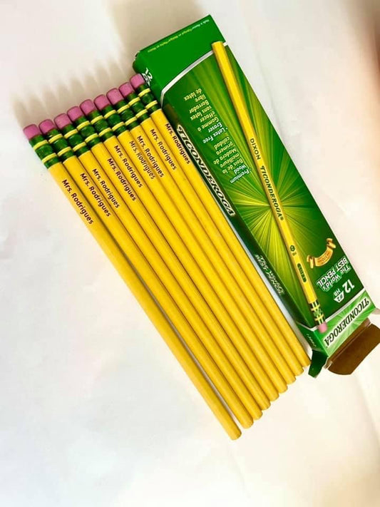 Ticonderoaga Engraved Pencil Pack
