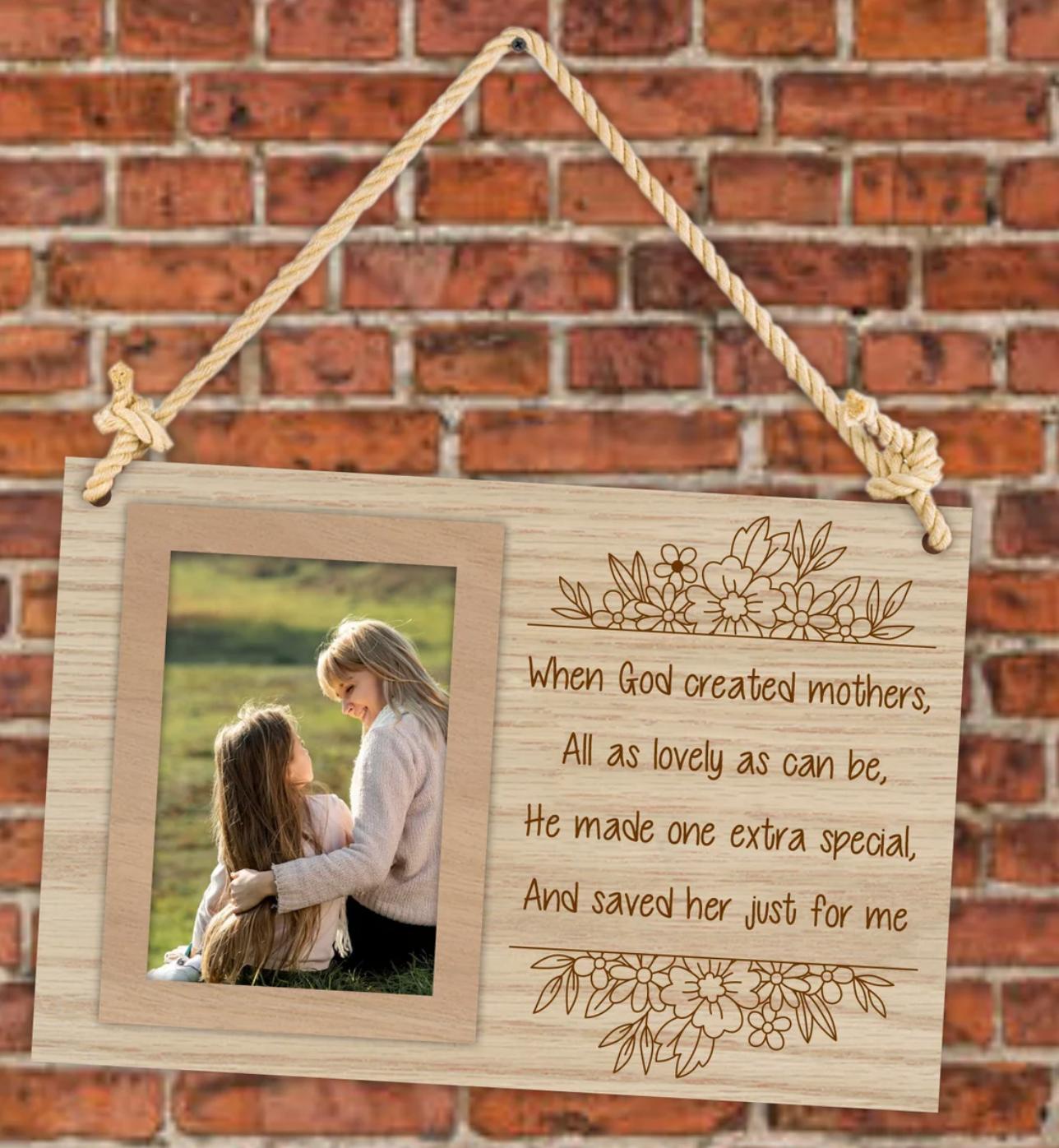 Hanging Mothers Day Frame