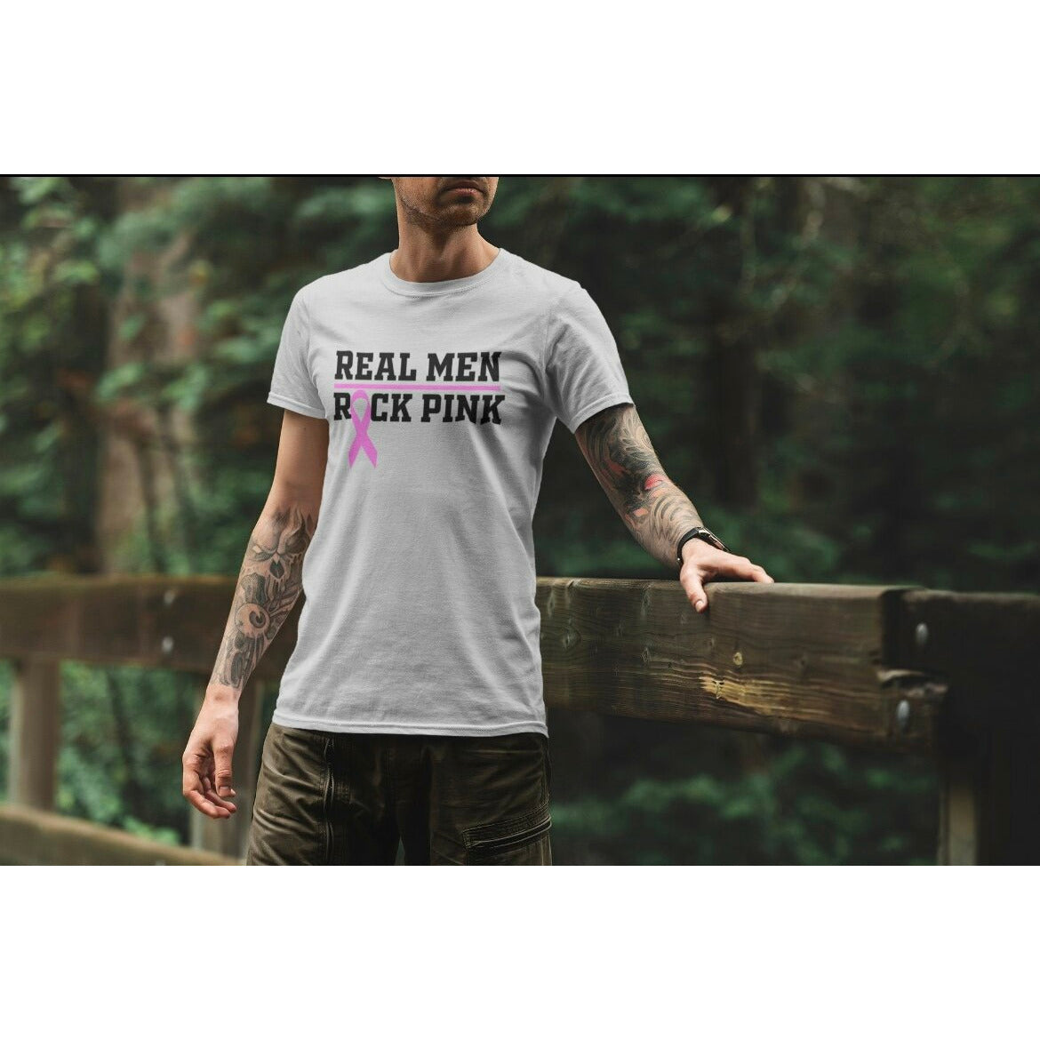 Real Men Wear Pink Tee