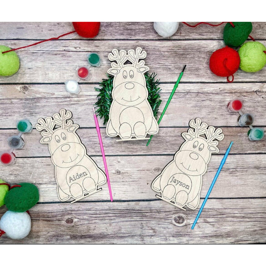 Personalized DIY Reindeer Paint Kit