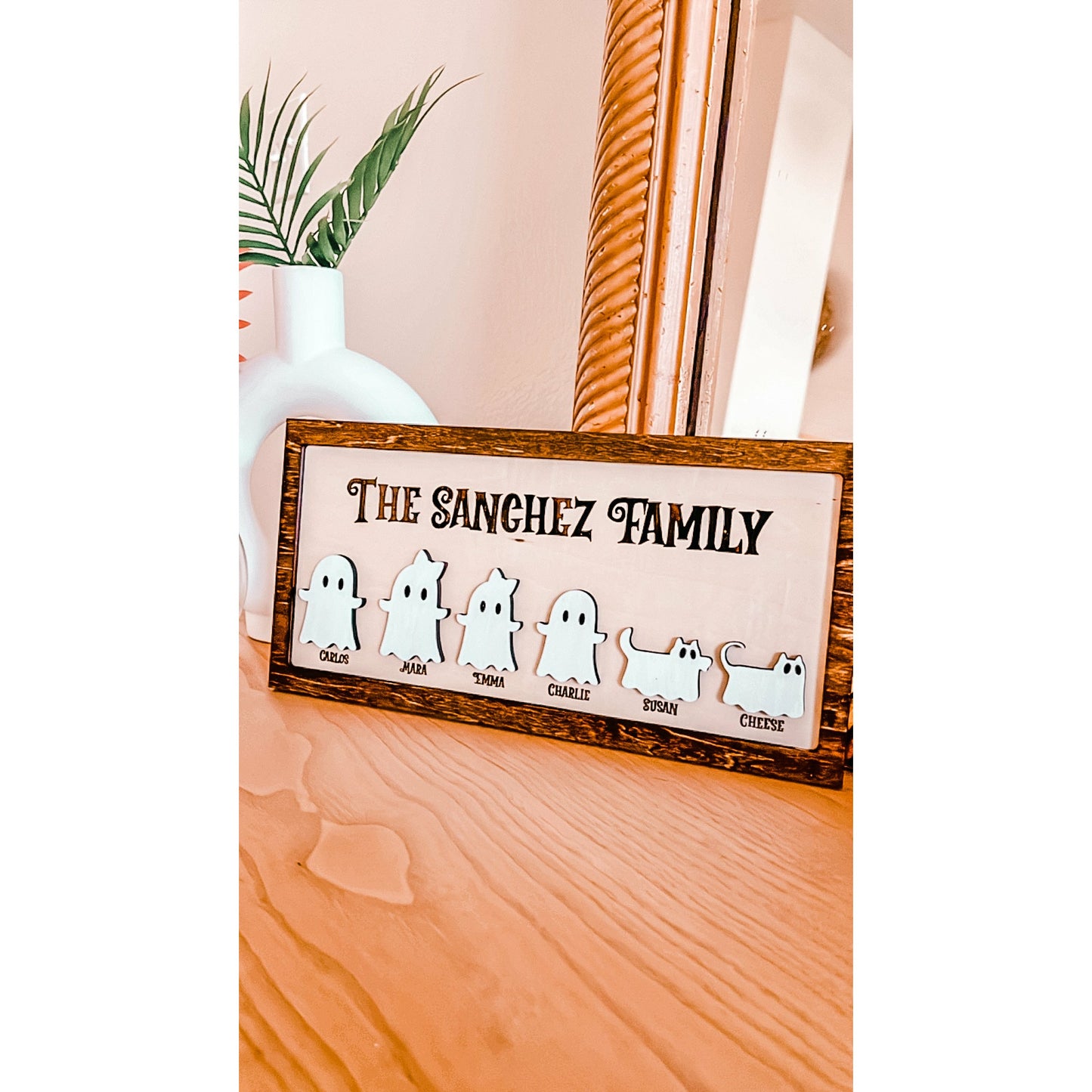 Personalized Ghost Family Frame