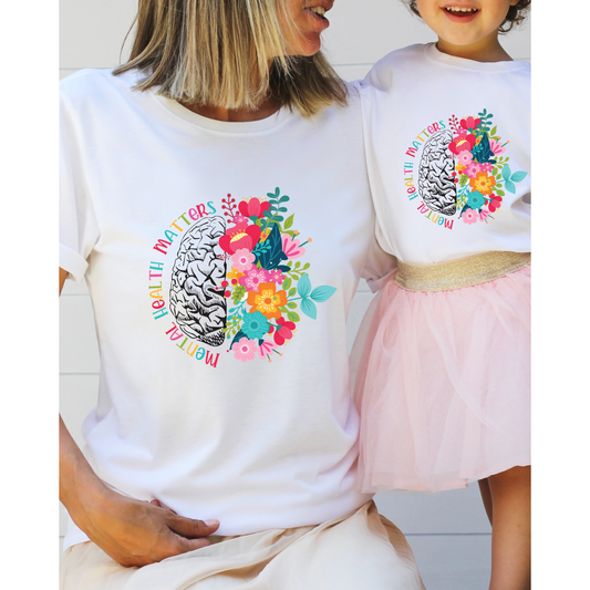 Mental Health Matters Mommy & Daughter Tees