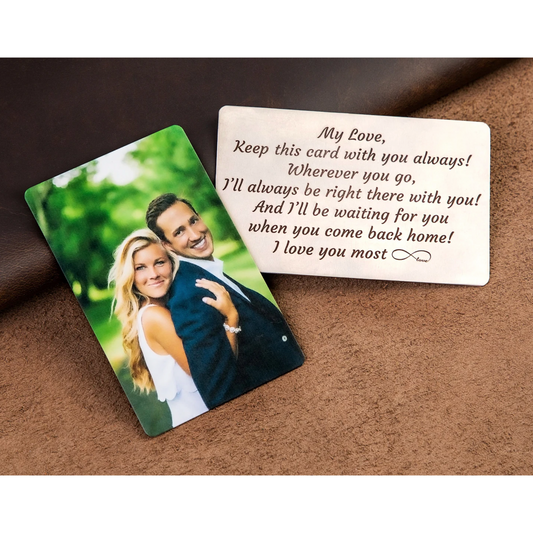 Personalized Wallet Photo Card