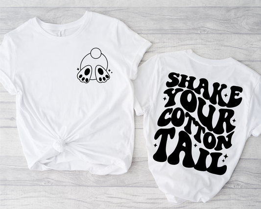 Shake your cotton tail adult tee