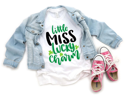Little miss lucky charm kids shirt/onesie